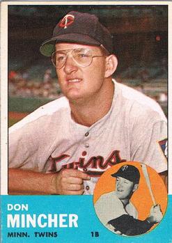 1963 Topps Baseball Cards      268     Don Demeter
